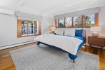 Master bedroom with King bed want water views
